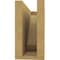 Ekena Millwork 4in. W x 8in. H x 12in. L Burlington Woodgrain TimberThane Rafter Tail, Primed Tan RFTUR04X08X12BURRCPR - alternate 3
